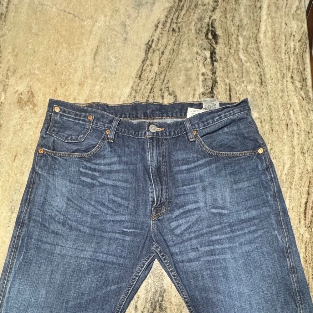 Levi's 514 Straight Fit Jeans Mens 40x31 Stretch Denim Blue Medium Wash